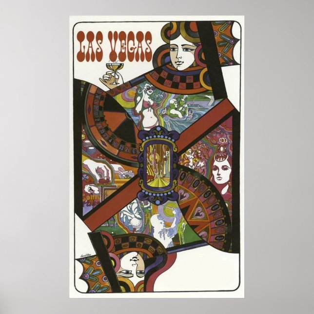 Poster Poker Las Vegas (Devant)
