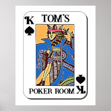 Poster Poker - Personnalisable - King of Spades