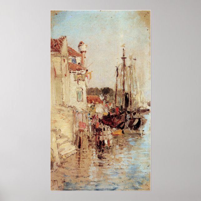 Poster Polenov - Canaux de Venise (Devant)
