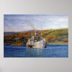 Poster Polenov - Le Steamer Vladimir Est Devenu Un Tug