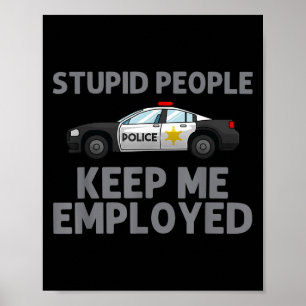 Poster Police Art Pour Hommes Femmes Cop Police Police Po