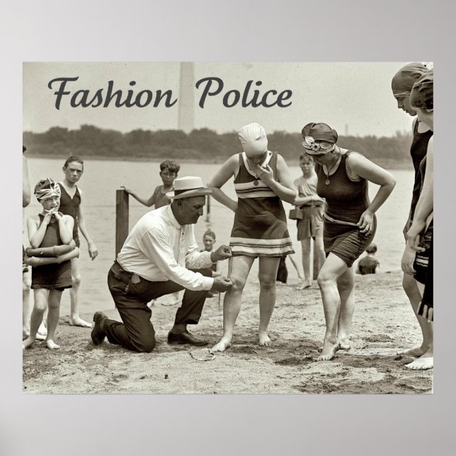 Poster Police de mode 1922 (Devant)