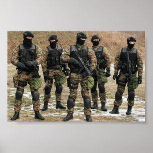 Poster Police serbe 2 d'élément perturbateur et de Koch