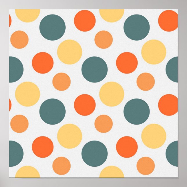 Poster Polka dot (Devant)