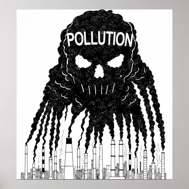 Poster Pollution (Devant)