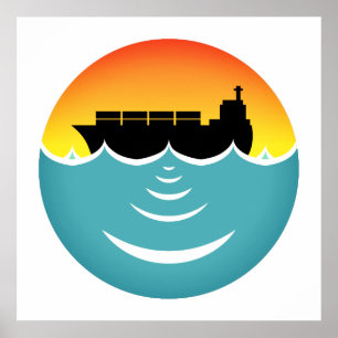 Poster pollution par les océans