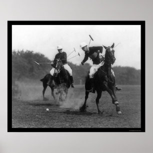 Poster Polo Match Field Artillerie 1926
