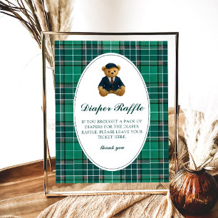 Poster Polo Teddy Bear Diaper Raffin