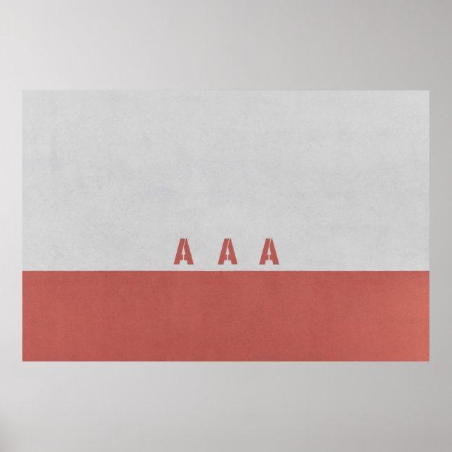 Poster Pologne (Devant)