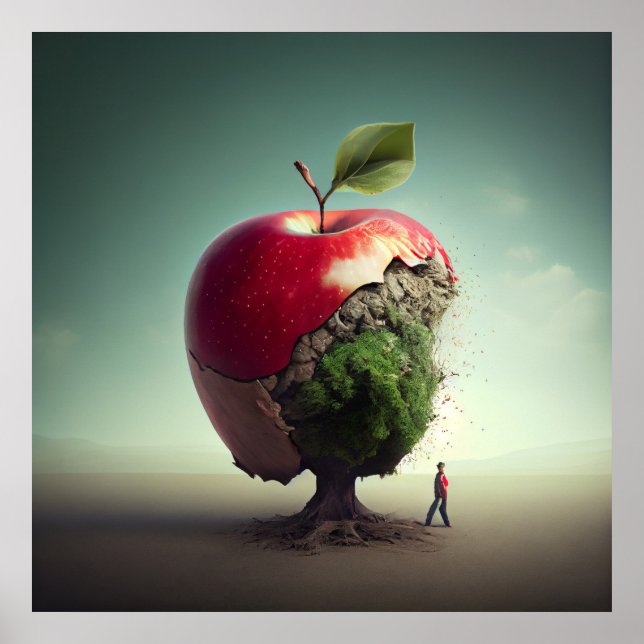 Poster Pomme (Devant)