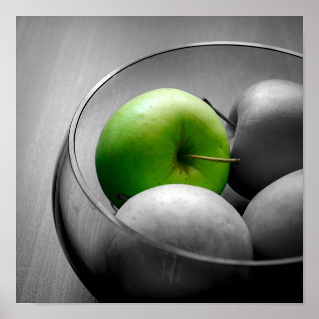 Poster Pomme verte (Devant)