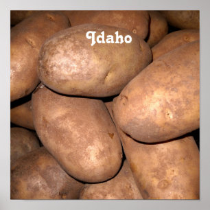 Poster Pommes de terre de l'Idaho