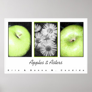 Poster Pommes et astres