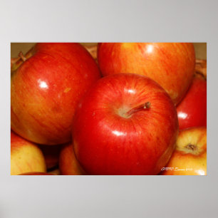 Poster Pommes rouges