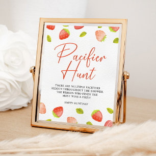 Poster Pompe de Pacifique de fraise Chasse Berry Baby sho