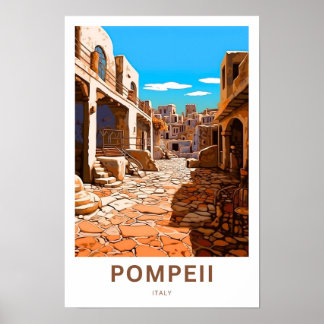 Poster Pompée Italie - Imprimer