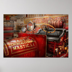 Poster Pompier - Société chimique de mastic