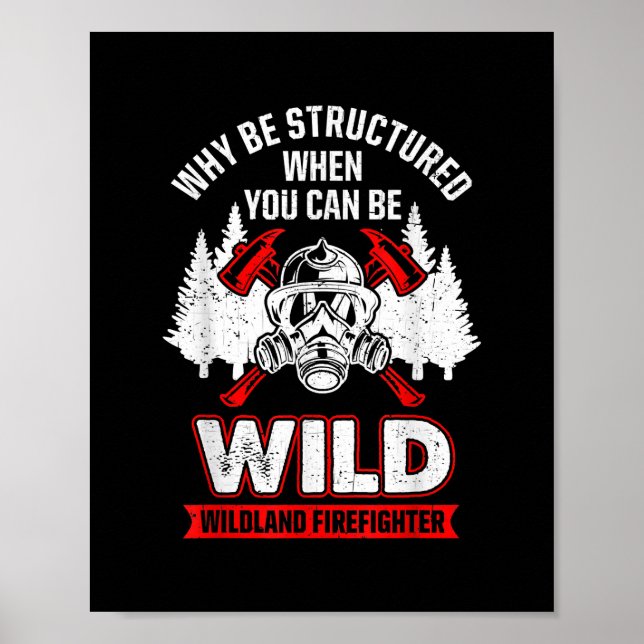 Poster Pompier Wild Wildland (Devant)