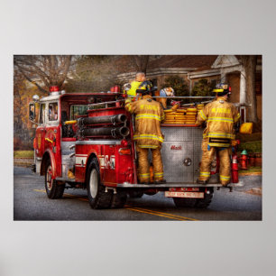 Poster Pompiers - Metuchen Fire Department