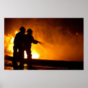 Poster Pompiers militaires