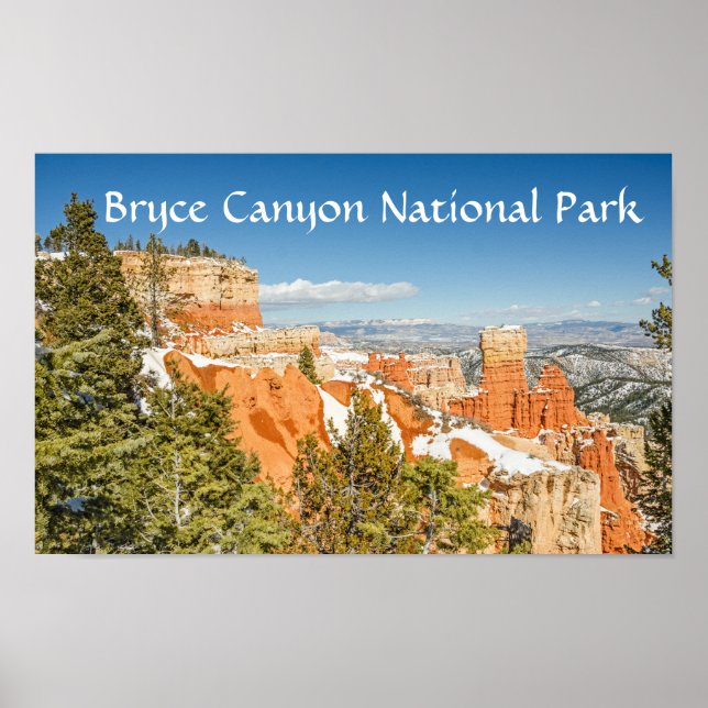 Poster Ponderosa Point, Parc national du canyon de Bryce (Devant)