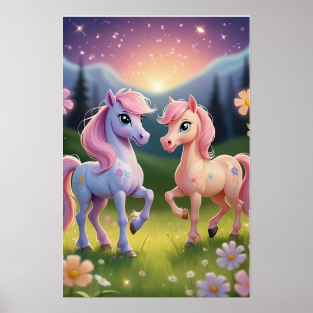 Poster Poneys (Devant)