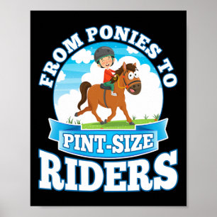 Poster Ponies Pour Pint-size Circuits Artistiques Équitat