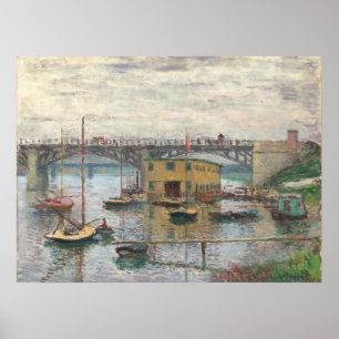 Poster Pont à Argenteuil - Claude Monet Fine Art