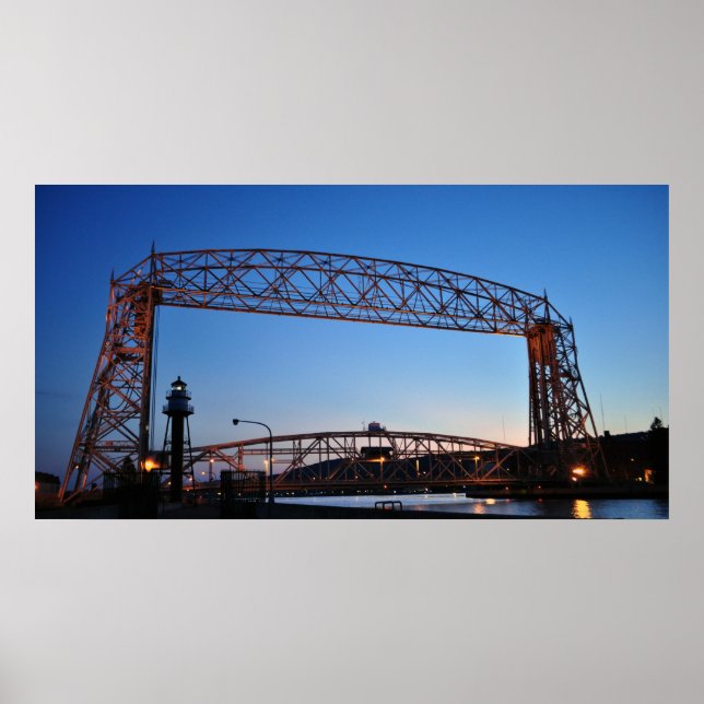 Poster Pont Aérien Duluth Minnesota (Devant)