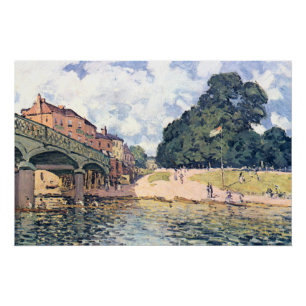 Poster Pont Alfred Sisley Hampton Court