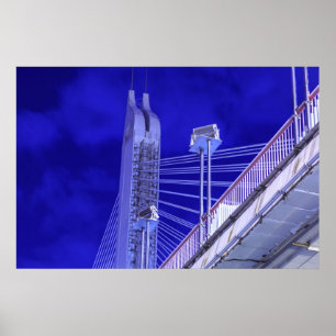 Poster Pont Blue Jiefang