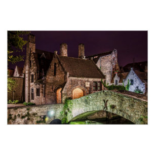 Poster Pont Bonifacius à Bruges
