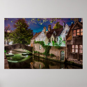 Poster Pont Bonifacius à Bruges