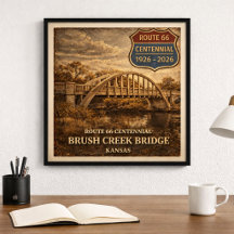 Pont Brush Creek de la route 66 du Kansas