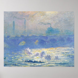 Poster Pont Claude Monet - Waterloo