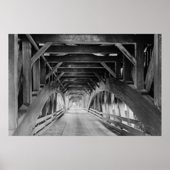 Poster Pont couvert (Devant)
