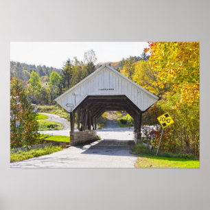 Poster Pont couvert Chamberlin Mill, Lyndon, Vermont