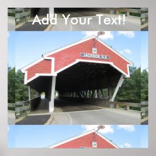 Poster Pont couvert du New Hampshire