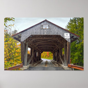 Poster Pont couvert Power House, Vermont