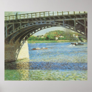 Poster Pont d'Argenteuil par Gustave Caillebotte