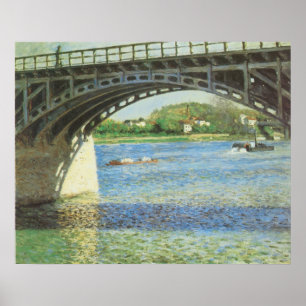 Poster Pont d'Argenteuil par Gustave Caillebotte