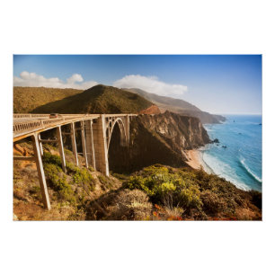Poster Pont de Bixby, grand Sur, la Californie,