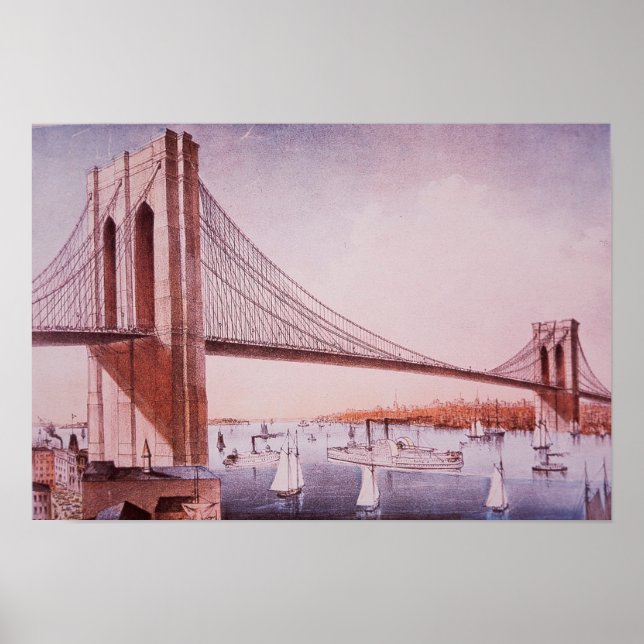 Poster Pont de Brooklyn (Devant)
