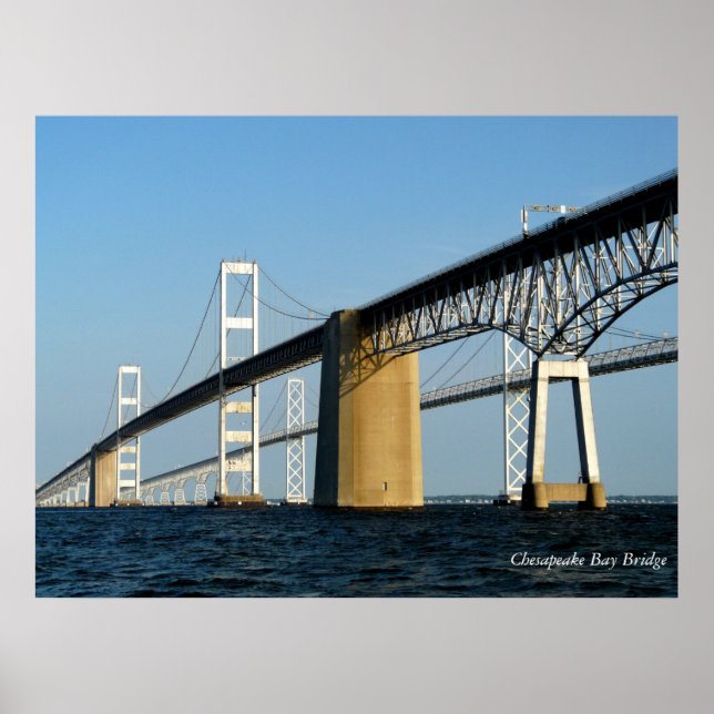 Poster Pont de la baie de Chesapeake - IMPRIMER (Devant)