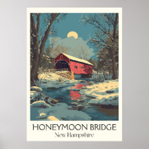 Pont de lune de miel NH Scène hivernale