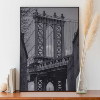 Poster Pont de Manhattan, Dumbo, Brooklyn NYC Photographi