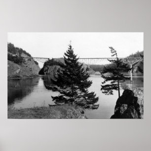 Poster Pont de passage de duperie, vue Photograp 2 de