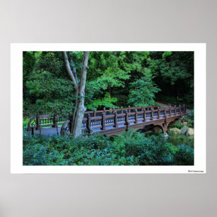 Poster Pont de roche de banque, Central Park, New York