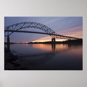 Poster Pont de Sagamore sur le canal de Cape Cod,