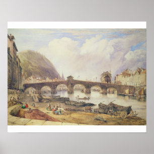 Poster Pont des voûtes, Liège